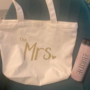 Canvas bag + tumbler